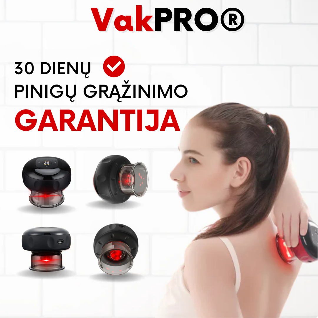 VakPRO® Vakuuminis Kūno Masažuoklis